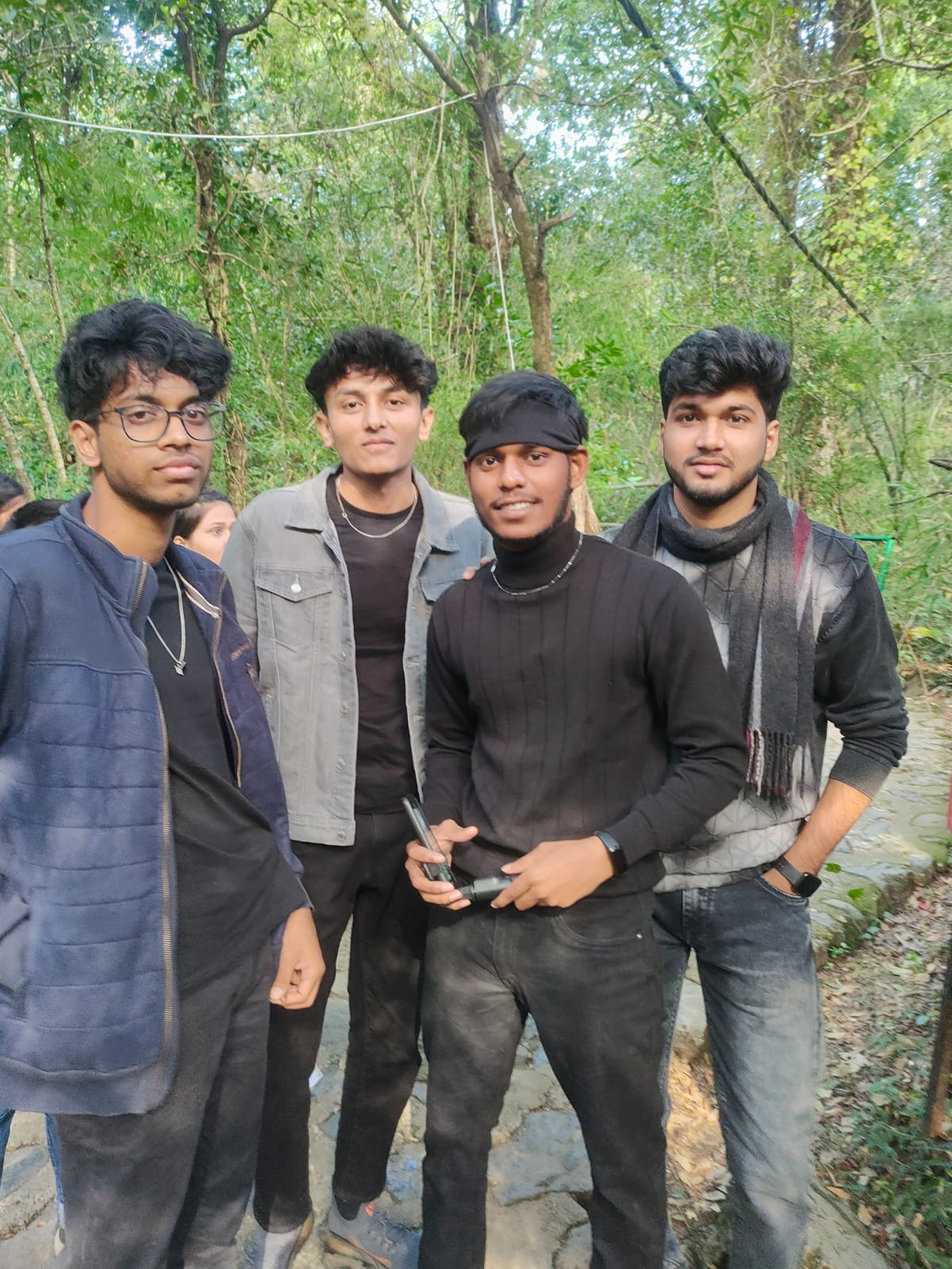 frieds in forests